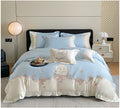 French-Style Fitted Floral Cotton Bedding Set