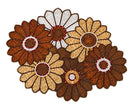 Colorful Sunflower Beaded Table Runner