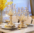 Vintage Metal Candle Holder Glass / Ruchi