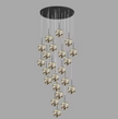LED Ball Pendant Light Chandelier For Staircase