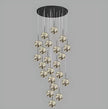 LED Ball Pendant Light Chandelier For Staircase / Ruchi