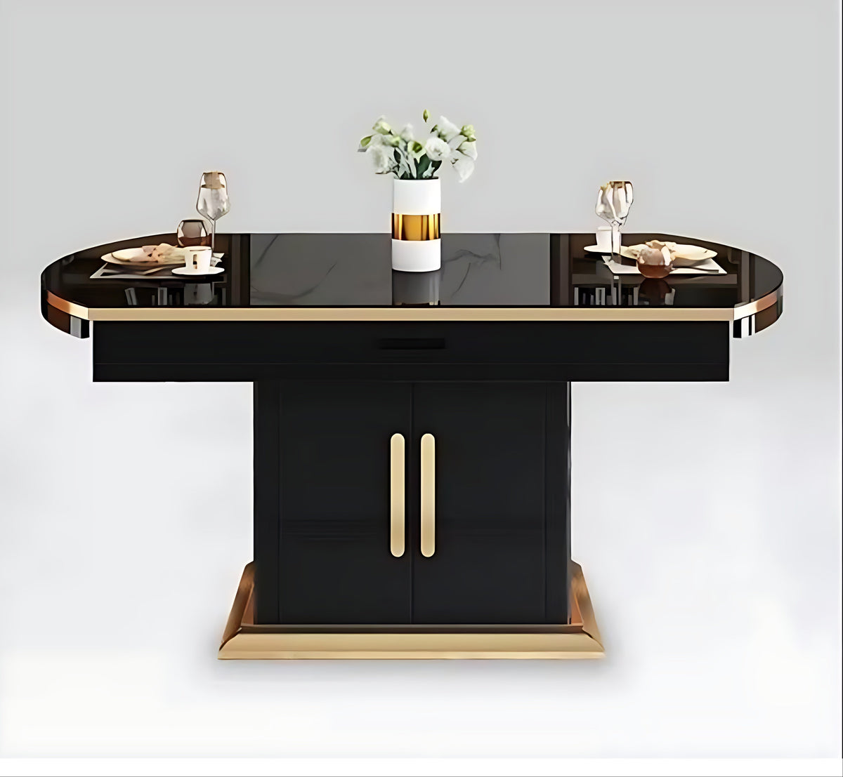 Smart-Heating Extendable Dining Table Set / Ruchi