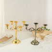 Vintage Metal Candle Holder Pillar / Ruchi