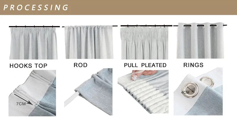 Embroidered Tulle Window Curtain For Bedroom / Ruchi