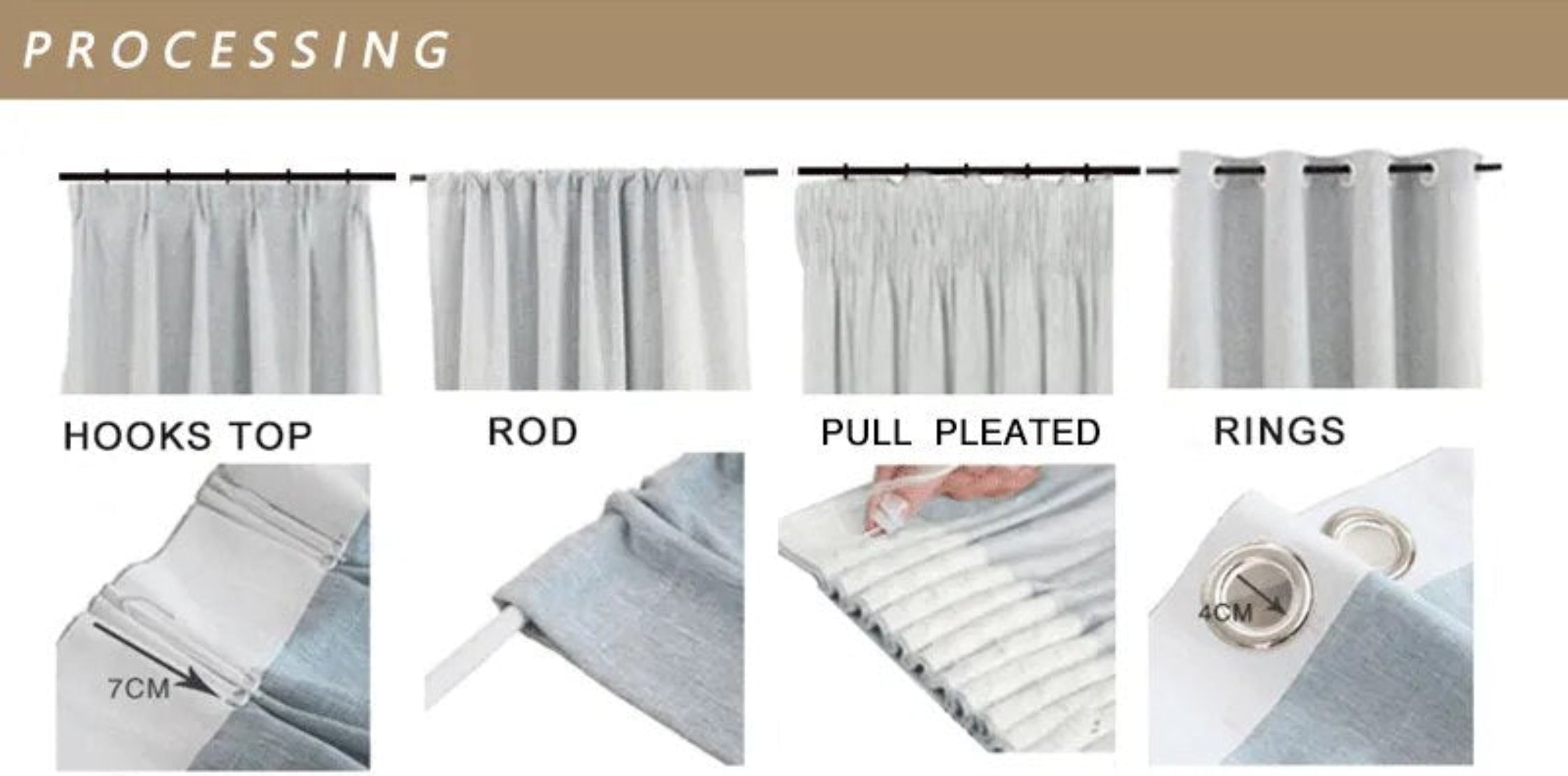 Fabric Embroidered Tulle Curtain Pattern / Ruchi