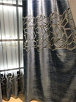 Modern Velvet Window Curtain For Bedroom / Ruchi