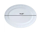 46 Pieces White Ceramic Dinnerware Set For 6 / Ruchi