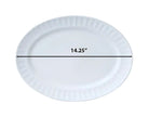46 Pieces White Ceramic Dinnerware Set For 6 / Ruchi