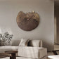 Wood Themed Round Wall Clock / Ruchi