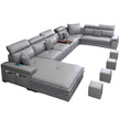 Relaxing U-Shaped Leather Sectional Sofa / Ruchi