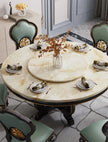 Round Marble Dining Table Set / Ruchi