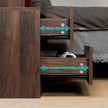 Wooden Smart LED Nightstand Set of 2 / Ruch