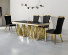 Shiny Marble Dining Table Set / Ruchi