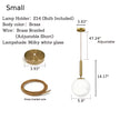 Round Glass Hanging Pendant Light / Ruchi