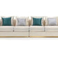 Post Modern 3 Pieces Fabric Upholstered Sofa Set / Ruchi