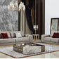 4 Piece Fabric Sectional Sofa Set / Ruchi