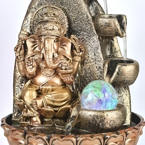 Stunning Polyresin Tabletop LED Fountain / Ruchi