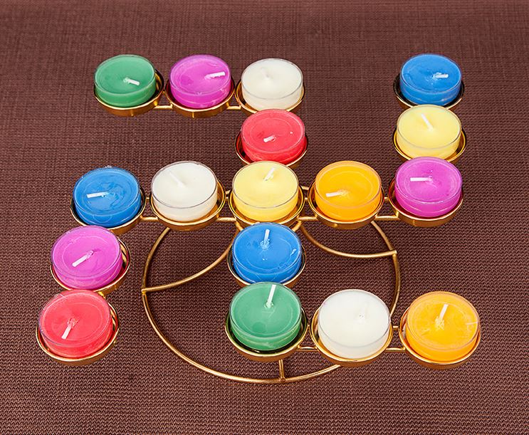 Lotus Design Vintage Metal Candle Holders / Ruchi