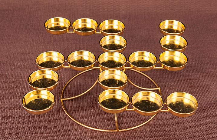 Lotus Design Vintage Metal Candle Holders / Ruchi