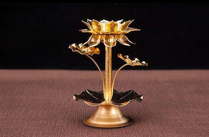 Lotus Design Vintage Metal Candle Holders / Ruchi