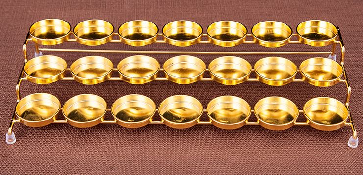 Lotus Design Vintage Metal Candle Holders / Ruchi