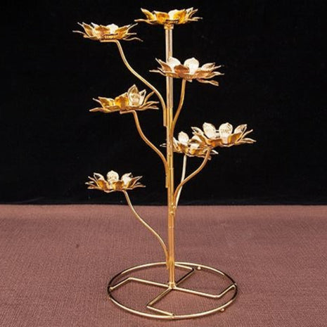 Lotus Design Vintage Metal Candle Holders / Ruchi