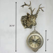 Retro Dual-Sided Swing Clock / Ruchi
