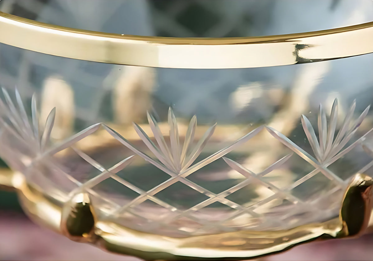 Modern Glass Bowl Fruit Tray For Party / Ruchi