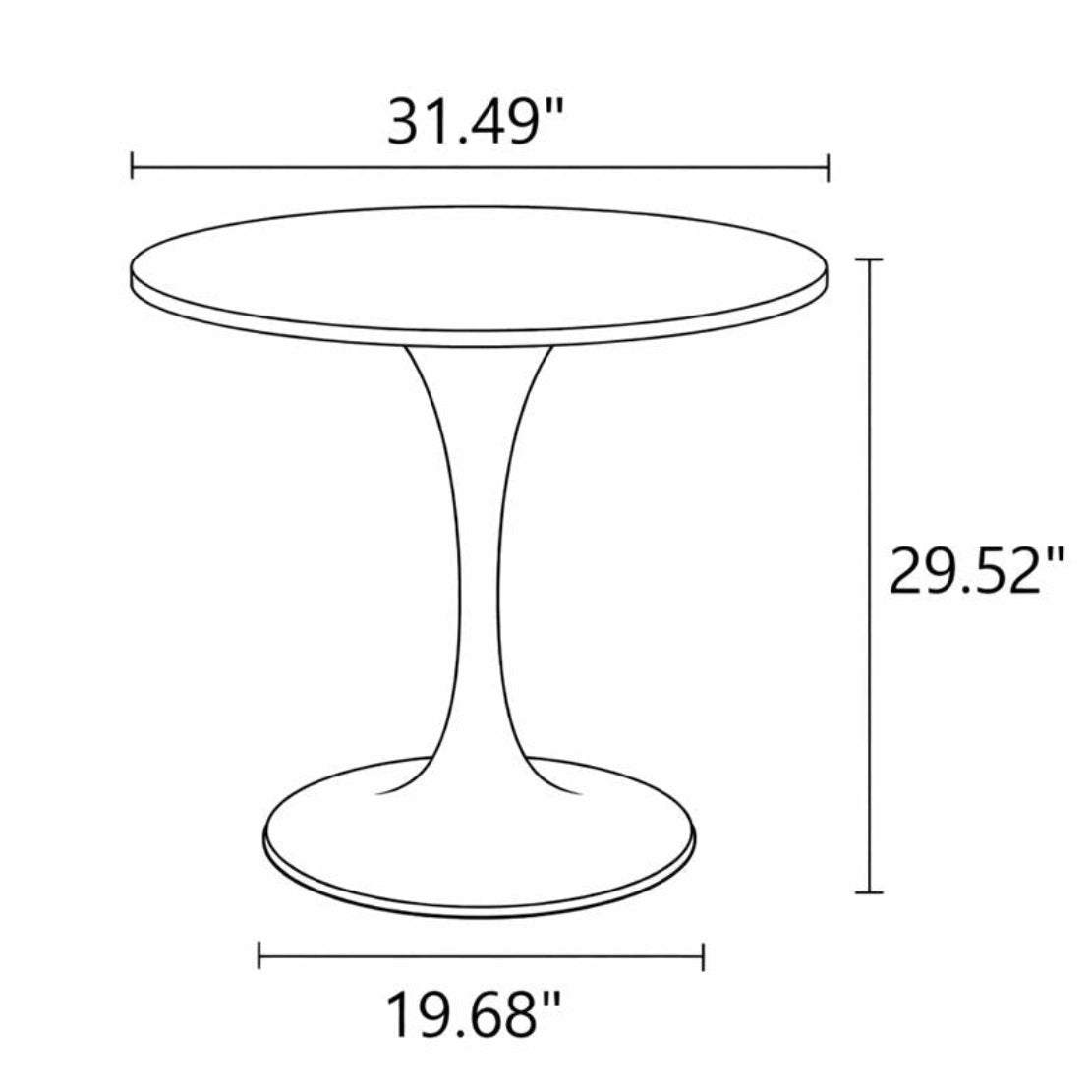 Round Table With 2 Piece Velvet Accent Chairs