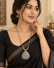 Traditional Ganesha Teardrop Alloy Pendant Necklace / Ruchi
