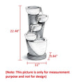 5-Tier Indoor/Outdoor LED Polyresin Water Fountain / Ruchi