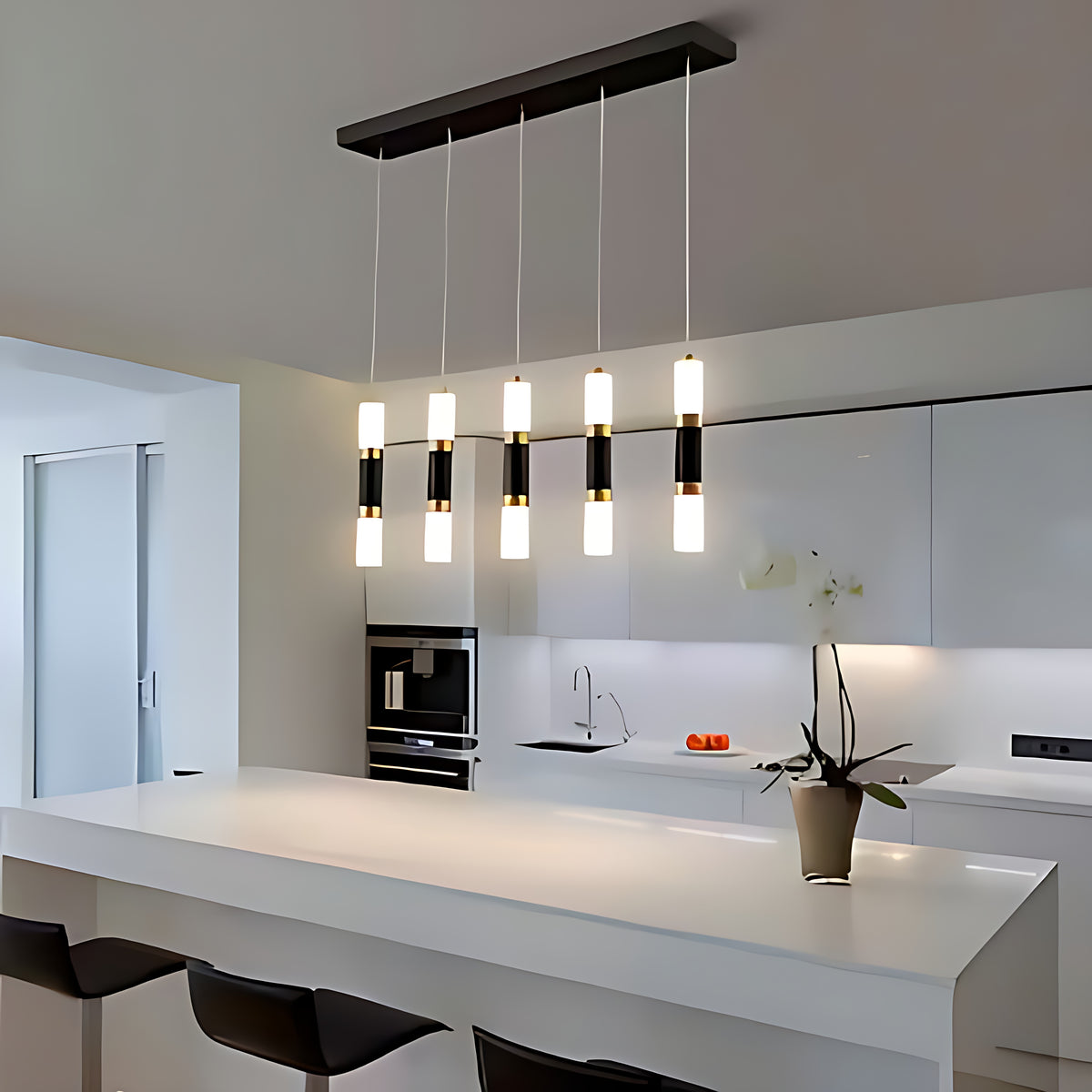 Modern Parallel Design LED Pendant Light / Ruchi