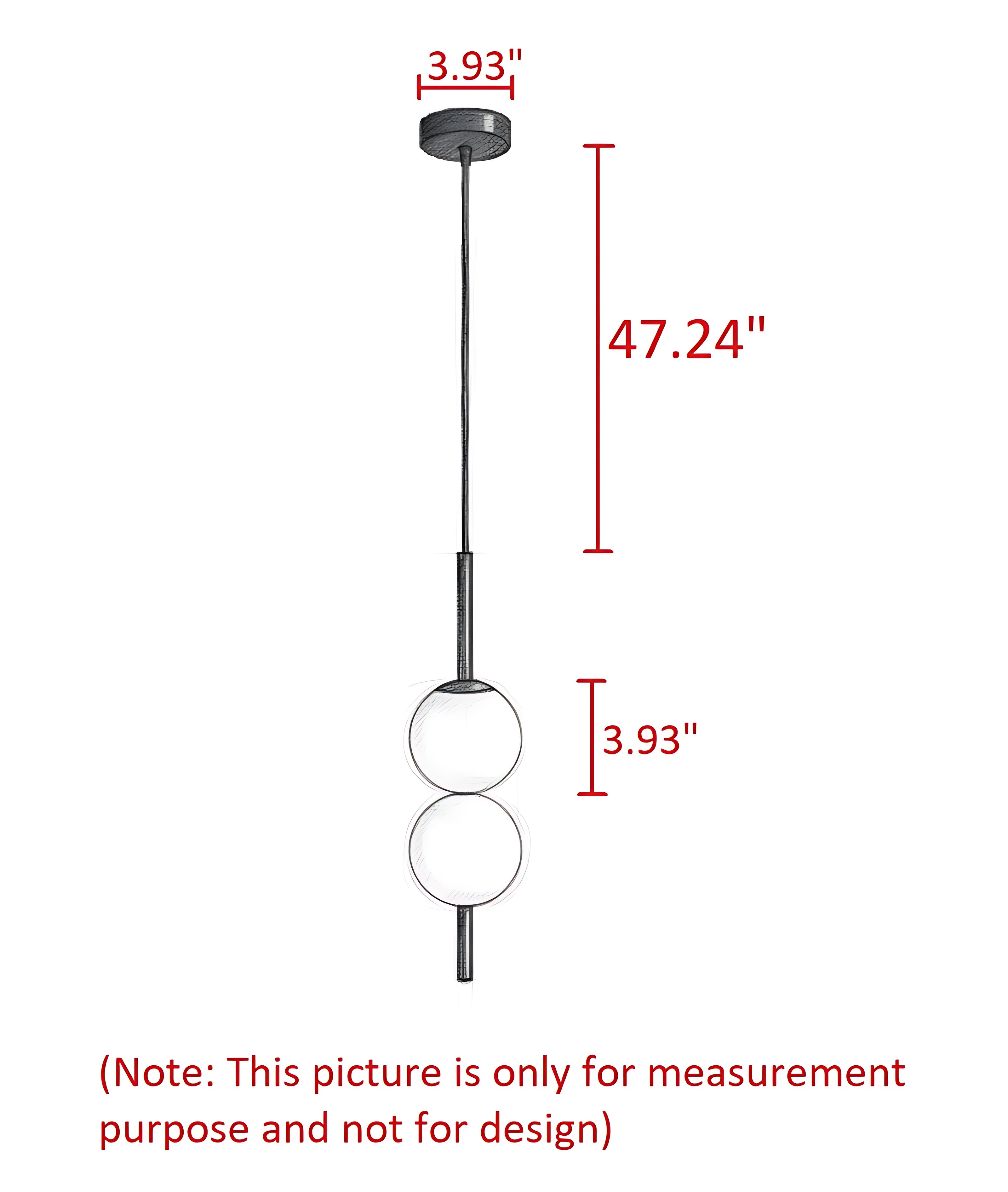 Round Glass Ball LED Pendant Light / Ruchi