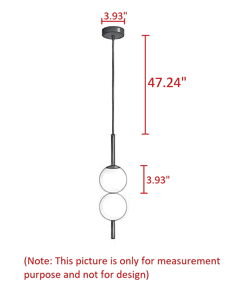 Round Glass Ball LED Pendant Light / Ruchi