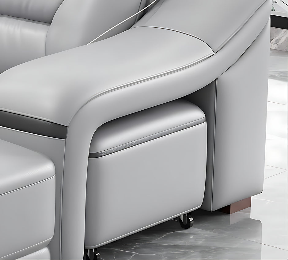 Comfy Electric Reclining Leather Sofa / Ruchi