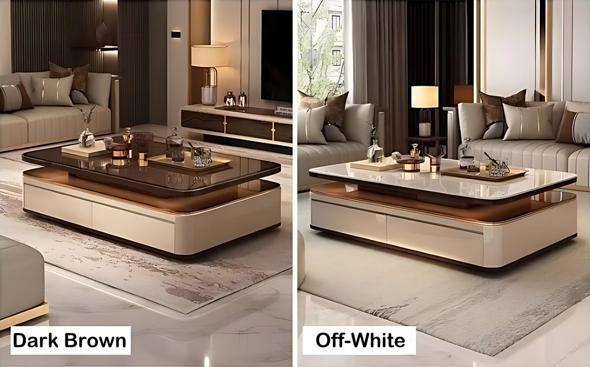 Modern Wood Table Top Coffee Table / Ruchi