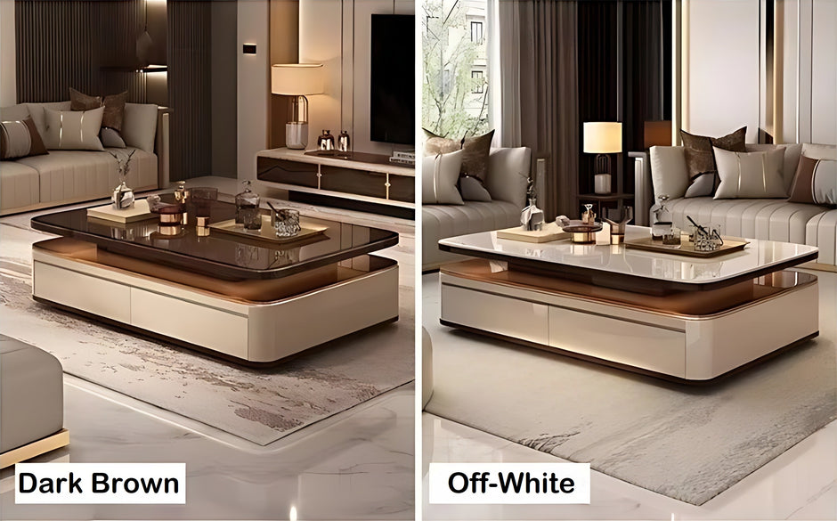 Modern Wood Table Top Coffee Table / Ruchi