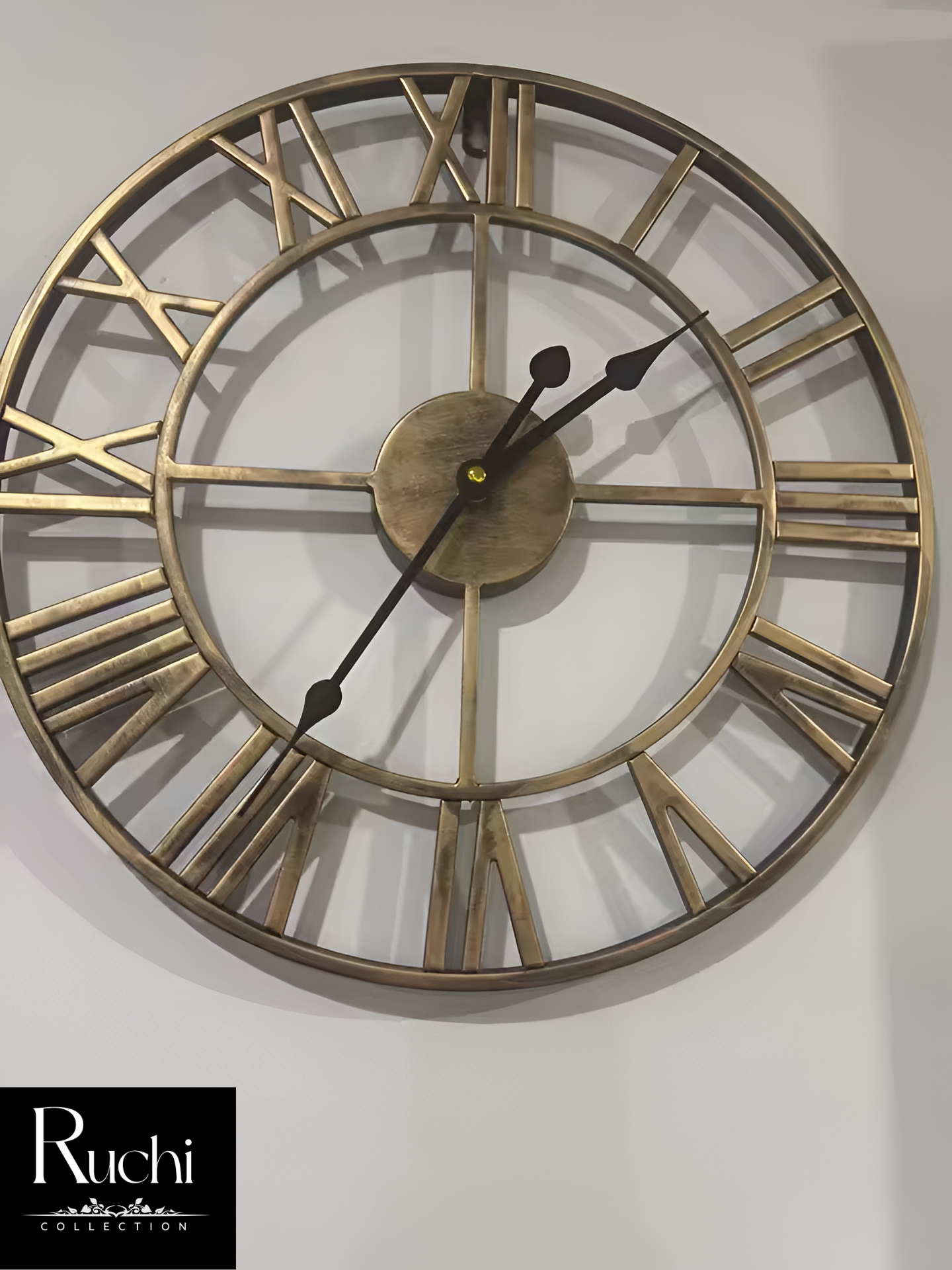 3D Metal Circular Wall Clock