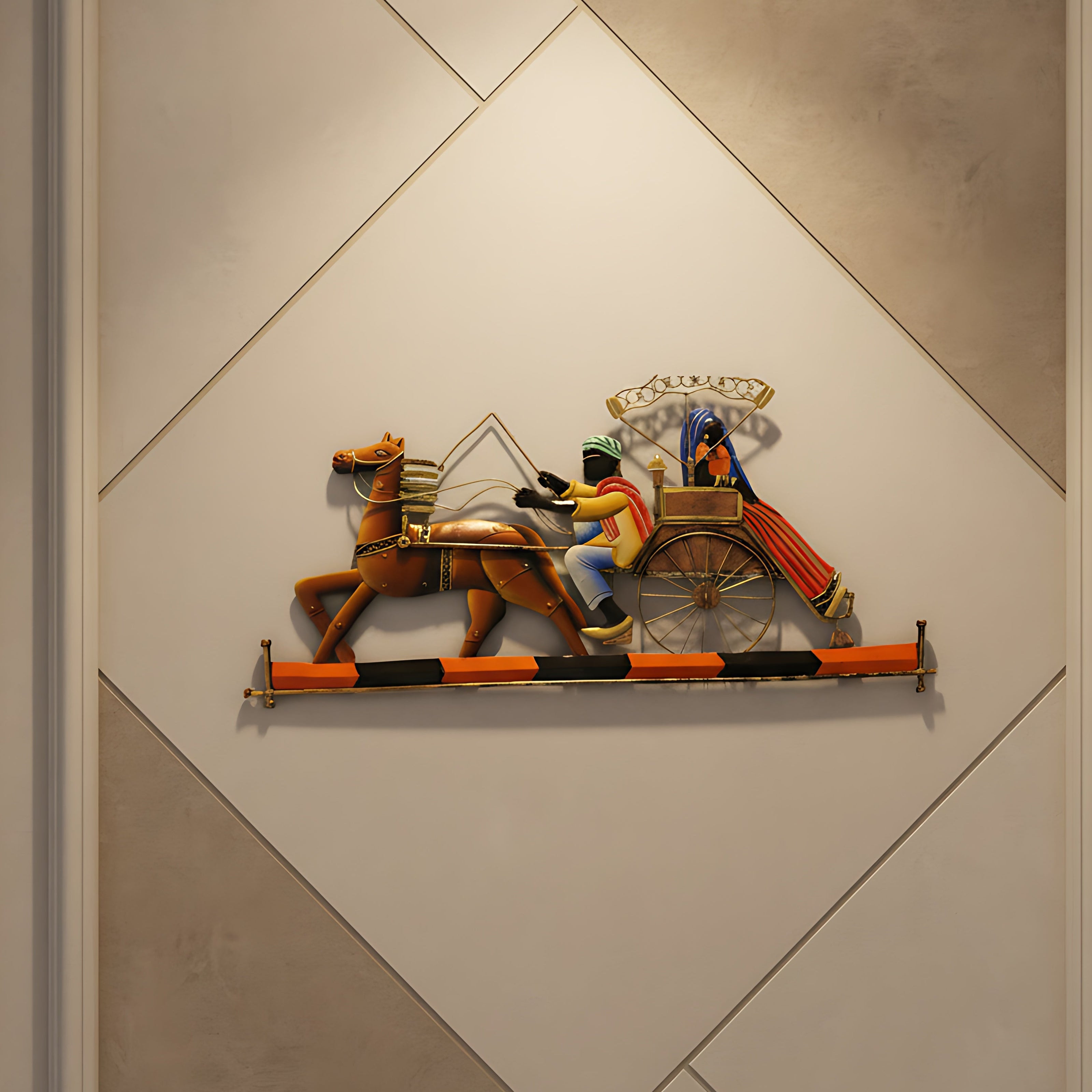 Village Tanga Metallic Wall Hanging / Ruchi