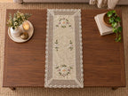 Vintage Embroidered Fabric Table Runner / Ruchi