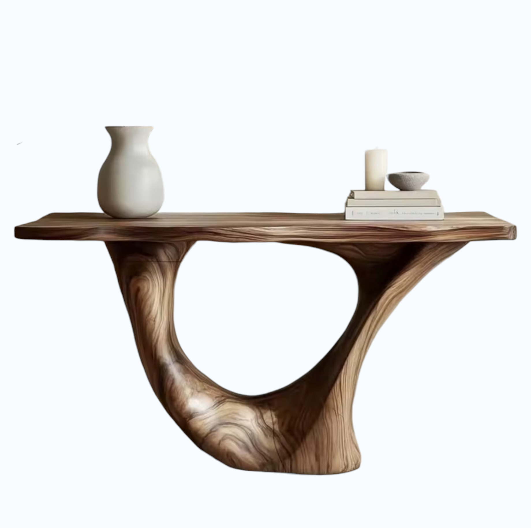 Vintage Handcrafted Wooden Accent Table / Ruchi
