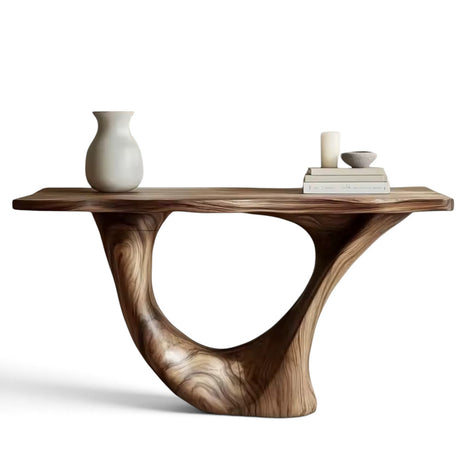 Vintage Handcrafted Wooden Accent Table / Ruchi
