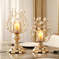 Vintage Metal Candle Holder Glass / Ruchi