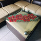 Spellbinding Floral Cutwork Multicolored Handmade Beaded Table Runner / Ruchi