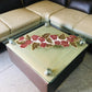 Leaf Floral Embroidered Beaded Runner/ Ruchi