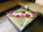 Affluent Floral Beaded Table Runner / Ruchi