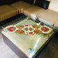 Marvelous Floral Patch Cutwork Beaded Table Runner / Ruchi