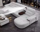 Comfy Electric Reclining Leather Sofa / Ruchi