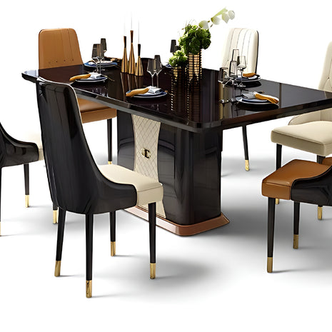 Wooden Rectangular Dining Table Set For 6 / Ruchi