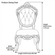 Round European Marble Top Dining Table Set / Ruchi 